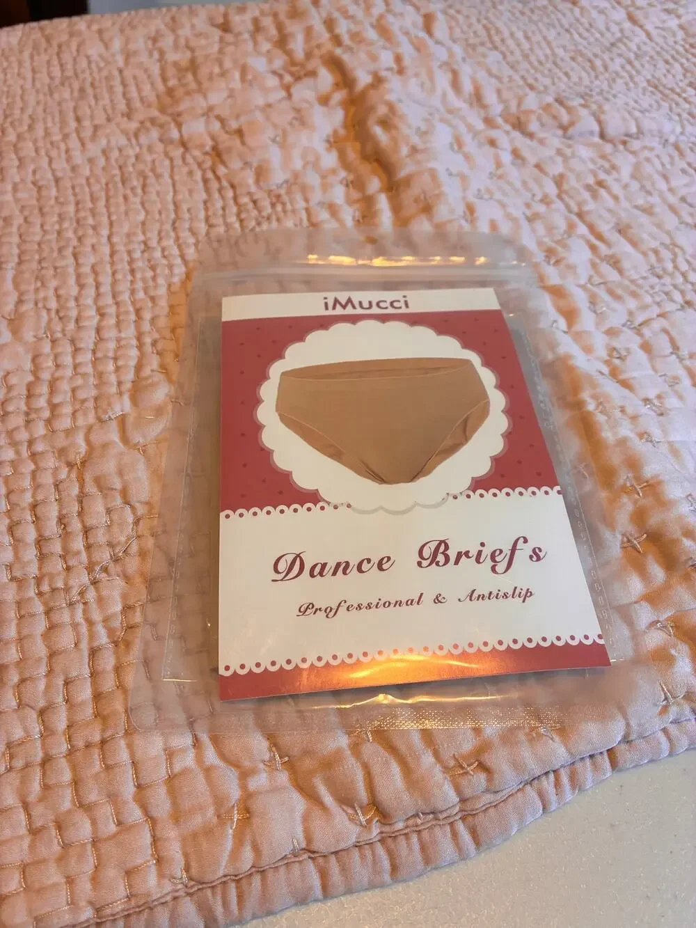 iMucci Girls Dance Briefs Child Small Nude Beige Ballet Gymnastics NWT 8C12